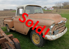 Tan & White Chevy 3600 Full Truck