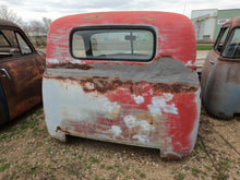 Red, Black, & Yellow Chevy Truck Cab With Hood