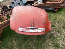 Red Chevy Truck Hood