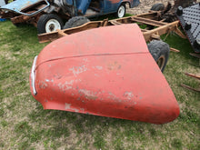 Red Chevy Truck Hood