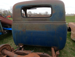 3 Window Blue Chevy Cab