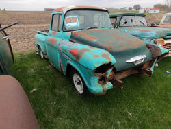 Rusted Teal & Red Full Truck With Parts/Accessories