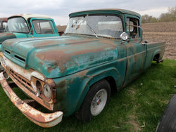 Rusted Blue Full Chevy Truck