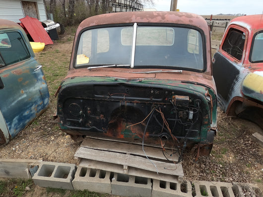 Red & Grey Chevy Truck Cab
