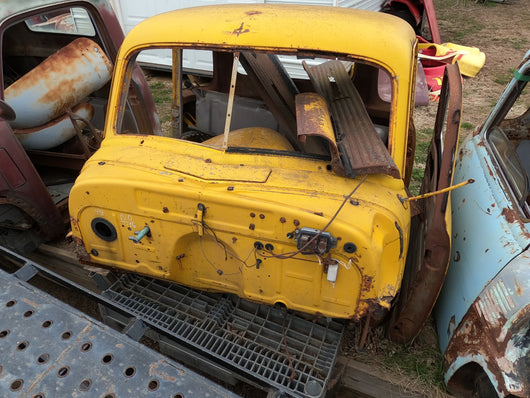 Yellow Chevy Truck Cab & Parts